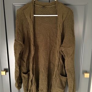 Bohme Olive Knit Women's Cardigan